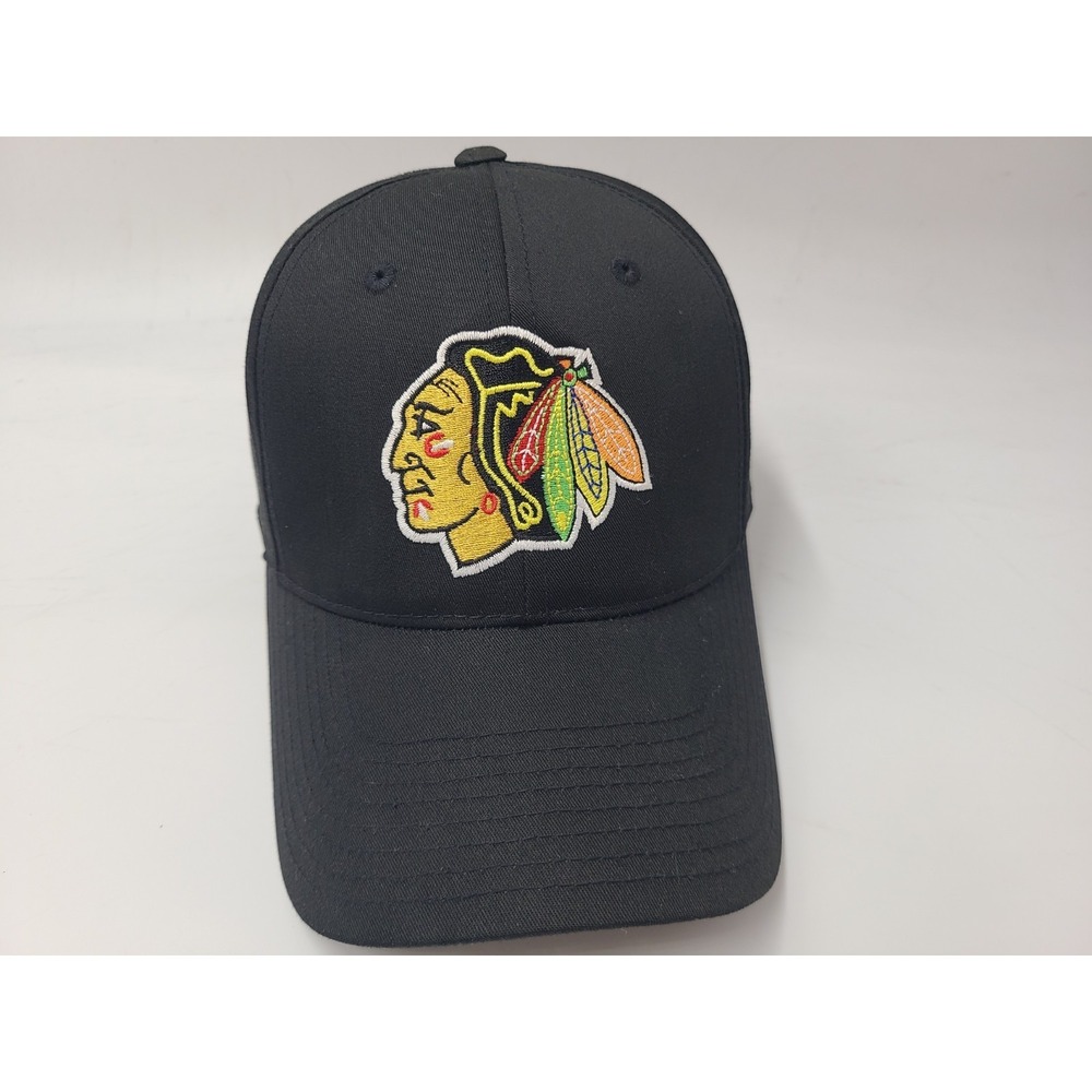 Vintage Chicago Blackhawks Annco Snapback Hat Cap CHI Men Women NHL Hockey Black